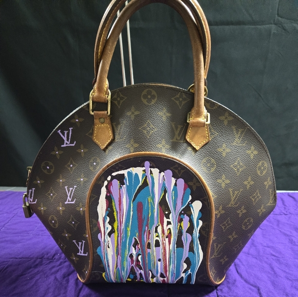 EUC AUTHENTIC LOUIS VUITTON MONOGRAM ELLISPE MM HAND BAG - Picture 1 of 9